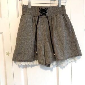 Winter Skort with lace